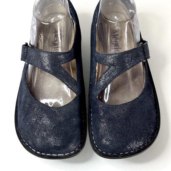 Alegria Shoes - Alegria Dayna Sea Essence 37 Blue Sparkle Pro Nursing Shoe Day-250